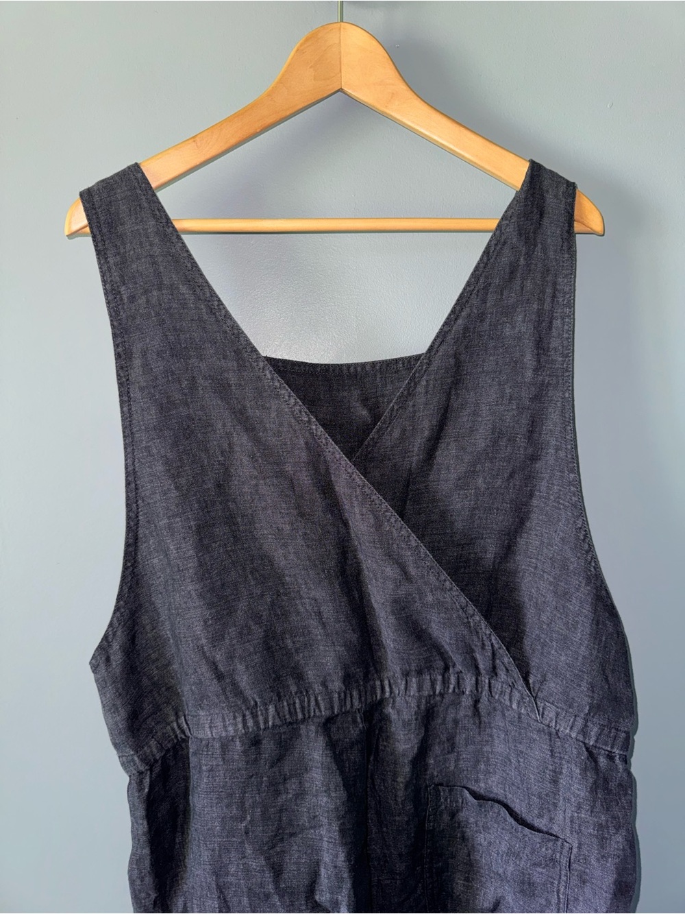 Eileen Fisher jumpsuit overall and organic linen - Picture 3 of 11